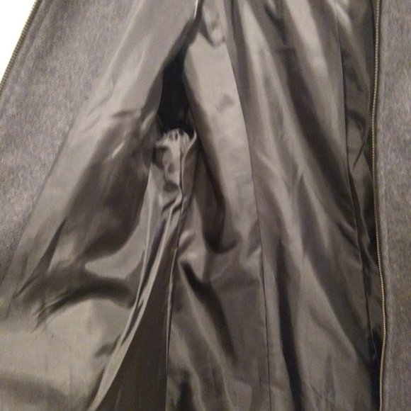 Anne Klein Hooded Wool Blend Coat size Large - Picture 7 of 7